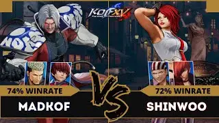 KOFXV⭐MADKOF (O.Rugal/O.Chris/Goenitz) vs SHINWOO (Vanessa/Billy/Iori)⭐Ranked Match - 06/07/24