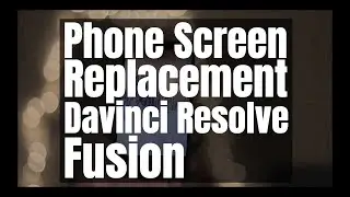 Replace Smartphone Screen - Corner Pin - Resolve Fusion