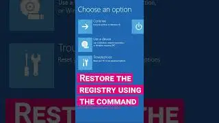 Backing Up and Restoring Windows 10 Registry #shorts #short #shortvideo #shortsvideo