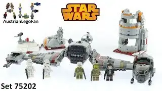 Lego Star Wars 75202 Defense of Crait - Lego Speed Build Review