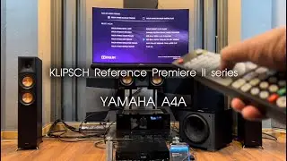 KLIPSCH Reference Premiere II series / YAMAHA A4A / Test Dolby Atmos Demonstration Disc 2014