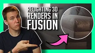 Relight 3D Renders in Fusion