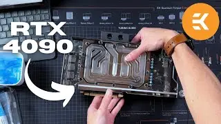 How to Install EKWB EK-Quantum Vector² Trio RTX 4090 GPU Water Block [Tutorial]