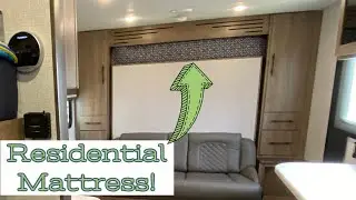 RESIDENTIAL Mattress in an RV Murphy Bed?? I Tried It and It Works GREAT