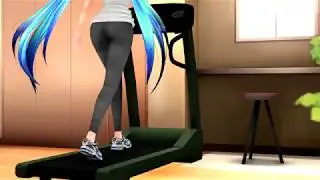 MMD Giantess | Miku's casual walk (NO SOUND EFFECTS)