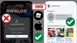 Fix Roblox Connection Error on iPhone (2024) | Sorry There Was A Problem Reaching Our Servers