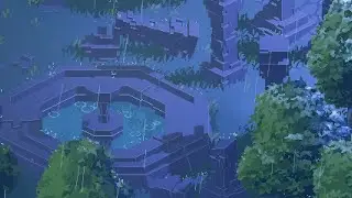 Pixel Art Rain Shader