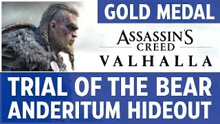 Anderitum Hideout: Bear Mastery Challenge (Gold Medal) - Assassins Creed Valhalla