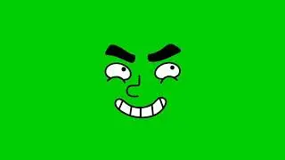 cartoon Face expression green screen effects #black screen effects kinemaster  funny face expression