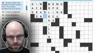 I hit grandmaster on this one (Crosswords)