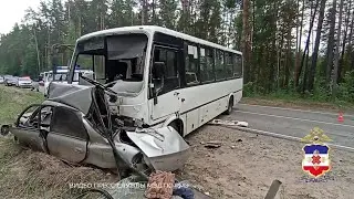 Три человека погибли, ещё девять пострадали в автомобильной аварии в Звениговском районе Марий Эл