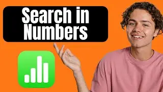 How to Search in Apple Numbers Spreadsheet