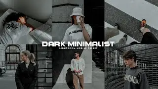 Dark Minimalist - Free Lightroom Mobile Presets | Dark Preset | Black Preset | Black Filter