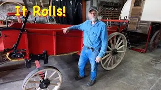 Rolling Again on New Wood Spreader Wheels! | Engels Coach Shop