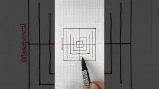 Арттуторіал: Як намалювати 3D фігуру #leadpencil #arttutorial #малювання #урокималювання #art #3d