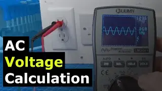 AC Voltage Calculation - Vrms Vmax Frequency