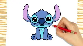 How to Draw BABY STITCH KAWAII I Easy