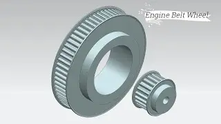 Engine Belt Wheel || Siemens NX Tutorial