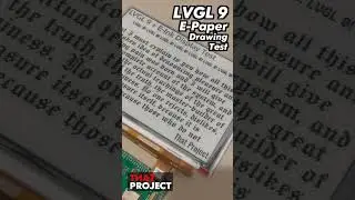 LVGL 9 + E-Paper Display, Drawing Test #epaper #LVGL #eink