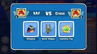 Angry Birds Friends. Star Cup Brawl! SAF vs Cross. Passage from Sergey Fetisov