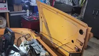 How not to remove the hood from a Ford Courier