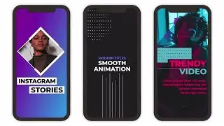 Glitch Insta Stories After Effects Templates