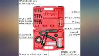 YSTOOL Hand Held Vacuum and Pressure Pump Brake Clutch Fluid Bleeder Tool Kit Oil review