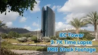 Israel Electric Corporation Tower 2.7K FREE Stock Time Lapse Footage