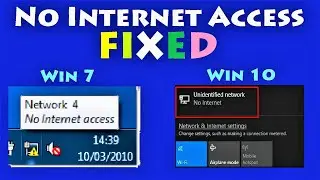 How to Fix WiFi internet connected but no internet access using command prompt on windows 10,8,7,XP