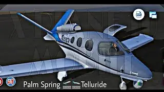 Palm Spring🛫🛬Telluride Reg/Full flight/X Plane 10 Mobile Global