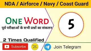 One Word📚 | Vocab🔥 | yagya datt | 🔴Live 7A.M | airforce | nda | navy | coast guard | Airforce result