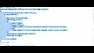 Count occurrences of a number in a sorted array with duplicates using Binary Search