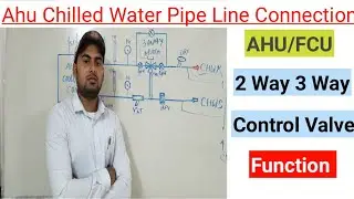 Ahu Chilled Water 2 way 3 way Control valve Function