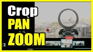 How to Add a Crop, Zoom or PAN Effect to Videos on Sharefactory PS5 (Video Editing Tutorial)