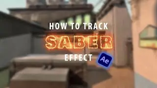 How To Track Saber Effect in After Effects Tutorial