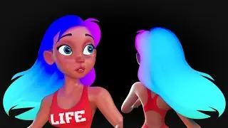 Glowing Hair Trick in Blender 2.9 in Just 1 MINUTE !!!