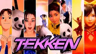 Ling Xiaoyu & Panda -  Compilation of Every Ending scene (TEKKEN 3 - 8)