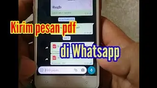 Cara kirim pesan pdf di whatsapp