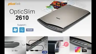 Scan Paper | Book File| Documents | Picture | Optic Slim A4 Scanner 2610 Pius |