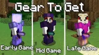 Hypixel SkyBlock Early Game, Mid Game, and Late Game gear progression (what gear to get)