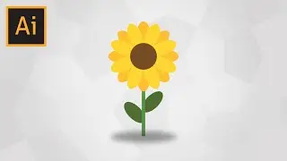 How To Draw A Sunflower In Adobe Illustrator