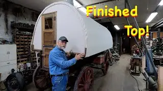 The Final Sheep Wagon Canvas Top Install | Engels Coach Shop