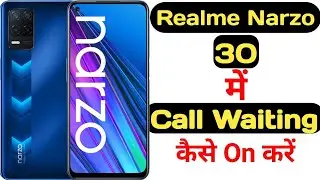 How to enable call waiting feature in Realme Narzo 30 |realme narzo 30 me call waiting kaise on kare