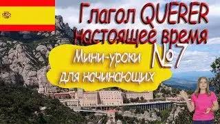 Испанский для начинающих.  Мини урок 7.  Глагол Querer.