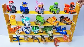 New Mini Robot Car in Real LIFE - Rescue TRANSFORMERS Bumblebee, Patrol Truck, Dinosaur Stop motion