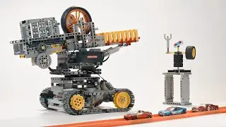 🚀 RC Hot Wheels Launcher - Crazy Lego Technic Vehicle #legotechnic #experiment #engineering