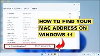 How to Find-Out MAC Address in Windows 11