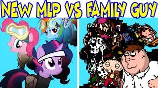 FNF Pibby New My Little Pony Vs New Pibby Family Guy | MLP: Darkness is Magic V1.2 | Pibby x FNF