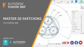 Master 2D Sketching in Fusion 360