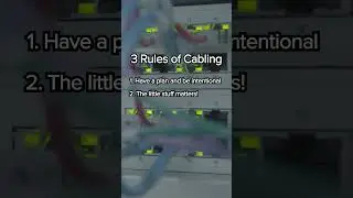 3 Rules of Cabling